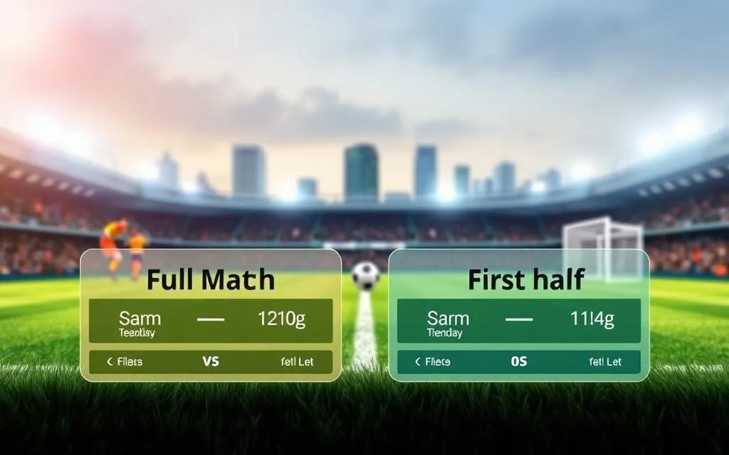 Kèo cả trận và kèo hiệp 1